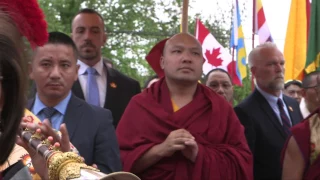His Holiness the 17th Karmapa visits Thrangu Monastery Canada 2017