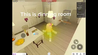 Showing house in Roblox