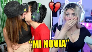 ¡BROMA a LUZGAMING de QUE LE PRESENTO a "MI NOVIA" y ME BESO CON ELLA! *me bloquea* FREE FIRE