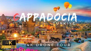 Cappadocia, Turkey 🇹🇷4K ULTRA HD | Drone Tour | Kapadokya Türkiye