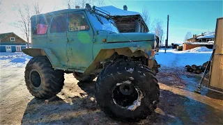 Первый выезд вездехода. Что хотел, то и получил.