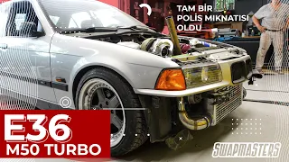 Swapmasters İnanılmaz Gürültülü Egzoz | M50 Turbo Swap 4 Kapı E36!