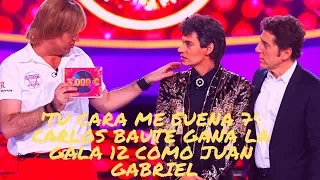 'Tu cara me suena 7': Carlos Baute gana la Gala 12 como Juan Gabriel