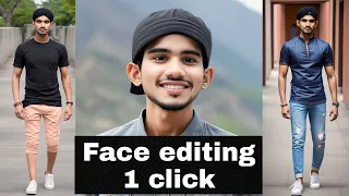 FREE Ai photo Editing 1 Click Face Cut photo editing 1 click  Create Human Generate Al Mister 11 Pro