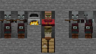 Minecraft Manhunt but 1 Villager vs 4 Hunters GRAND FINALE