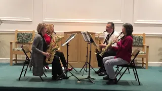 Sleigh Ride  for sax quartet