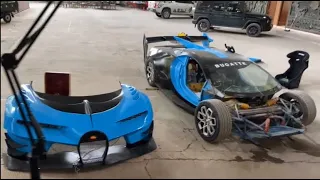 Full Timelapse Build | Homemade Bugatti Vision Gran Turismo | Bugatti GT Replica.