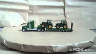 A siku John deere truck with tractors review😉