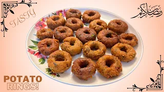 HOW TO MAKE: Potato Rings (with Suji, a very good appetizer!)