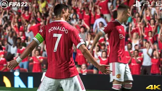 FIFA 22 - Manchester United Vs Real Madrid | Champions League | PS5 4K HDR Gameplay