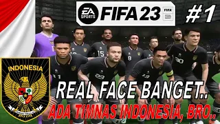 Pertama Kali Saya Coba Timnas Indonesia & Liga BRI 1 Indonesia di FIFA 23 - Test Gameplay - SERUUU!!