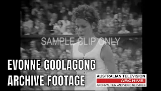 Exclusive Archive Footage of Australian Tennis Legend Evonne Goolagong - Relive the Magic!