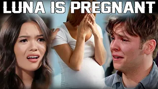 Luna is pregnant - RJ makes a difficult decision CBS The Bold and the Beautiful Spoilers
