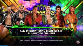 Elimination chamber AEW international championship