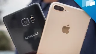 iPhone 7 / 7 Plus vs Samsung Galaxy Note 7