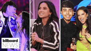 Becky G Opens Up About Collaborating with Peso Pluma & Ivan Cornejo | Billboard News