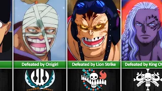 Which Characters Zoro Defeated ?