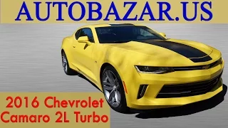 2016 Chevrolet Camaro 2.0L Turbo видео. Тест драйв Шевроле Камаро 2016 2.0 Турбо на русском.