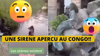 #togo #congo Une sirène des eaux oumami water aperçu au bord d'un fleuve au congo #JUST_FUNNY