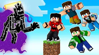 ALIEN X CARNITRIX apareceu em APENAS UM BLOCO com todos OMNITRIX no Minecraft