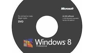 Как установить Windows 8 с CD/DVD диска