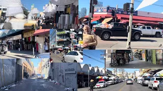 SHOPPING STREETS OF (DTLA) FASHION DISTRICT- SANTEE ALLEY 🛍️(REAL DANGEROUS 😳⚠️‼️)