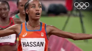 Sifan Hassan wins 5000m gold! 🏃‍♀️ | #Tokyo2020 Highlights