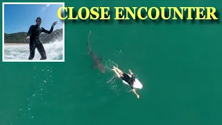 Pro Surfer Dodges Attack By Inches As 8ft Shark Lunges At His Feet