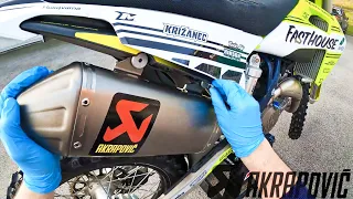 NEW DIRT BIKE EXHAUST | FC 450 AKRAPOVIC