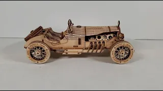 Rokr Grand Prix Car Wood Model Kit