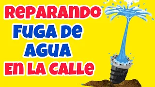 Fuga de Agua en la Calle #edgarelectricoplomero