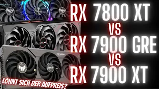 Radeon 7800 XT vs 7900 GRE vs 7900 XT: Wer gewinnt im Kampf um Gaming-Performance? / RGBibelOfficial