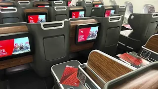 Qantas Business Class A380 LAX-Sydney & 1st Class Lounge