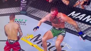 CONOR MCGREGOR BREAKS HIS LEGS VS DUSTIN POIRIER