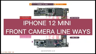 IPHONE 12 MINI FRONT CAMERA LINE WAYS