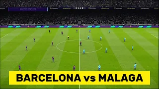 Barcelona vs Malaga | Master League PES 2021 | Copa del Rey | [4K]