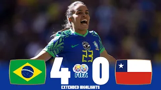 Brazil vs Chile | Highlights | Women's International Friendly 02-07-2023