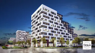 Rezidenční čtvrť TESLA Hloubětín – moderní bydlení v industriálním stylu