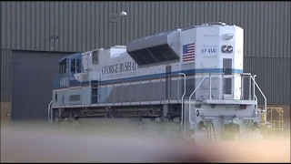 Bush 4141: Custom-made train to carry George HW Bush to his final resting place