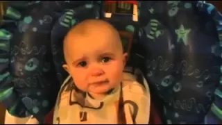 Baby crying to moms singing.mp4