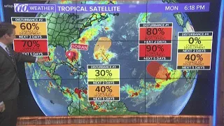 Forecasters now monitoring 4 other tropical disturbances | 10News WTSP