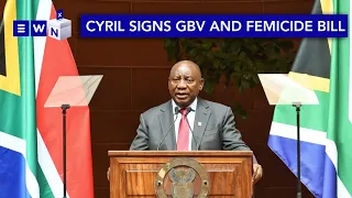 'This country's women and girls do not feel safe' - President Ramaphosa signs GBV bill
