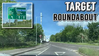 Target Roundabout All Four Exits via Southall Test Centre