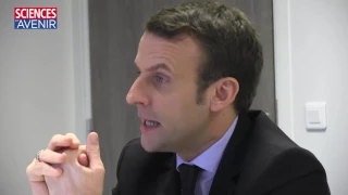 Cédric Villani débat avec Emmanuel Macron