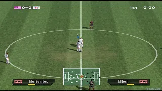 Winning Eleven 5 Final Evolution PS2 - Real Madrid VS Bayern München - Gameplay