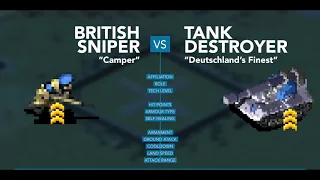 Red Alert 2: Sniper vs Tank Destroyer