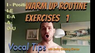 Vocal Tips - Opera singer Warm up routine exercises part 1