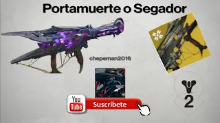 Cómo conseguir el arma excepcional Portamuerte "Segador" Destiny 2 DLC Bastión de Sombras