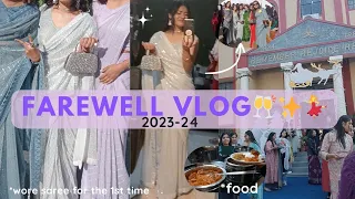 Farewell 2023-24 Vlog💃💅✨|get ready with me,dance,food,many more....