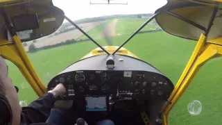 Strong Cross and gusty wind Landing in Birr Airfield